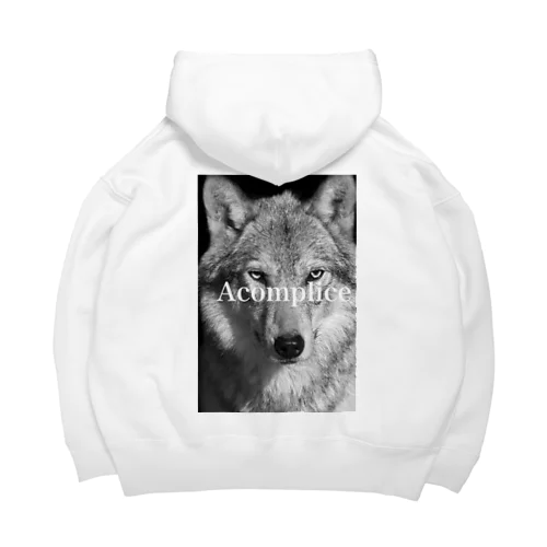 WOLFプリント　 Big Hoodie