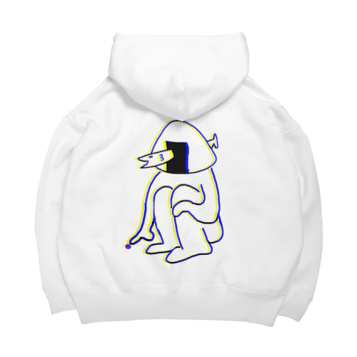 だんごむしをつつくオニギリ Big Hoodie