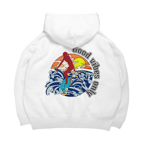SURFING=GOOD VIBES ONLY Big Hoodie