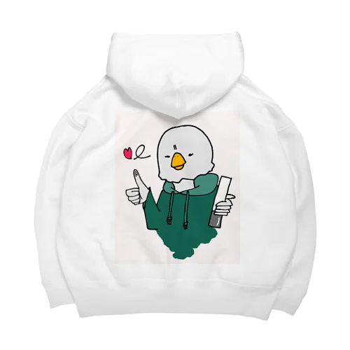 推しに愛を捧げる鳥 Big Hoodie