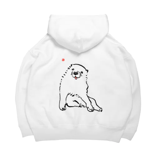 長沢芦雪「あの犬」芦雪の落款入り Big Hoodie