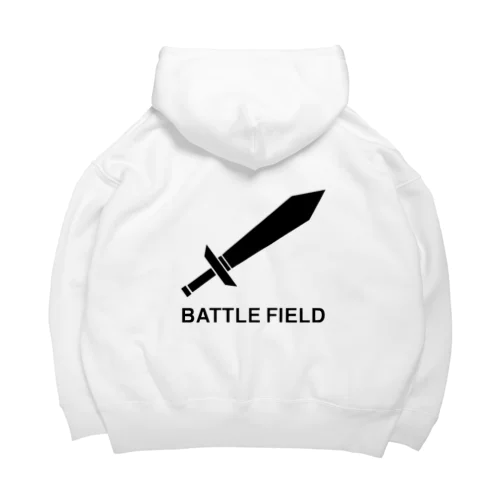 BATTLE FIELD ビッグシルエットパーカー