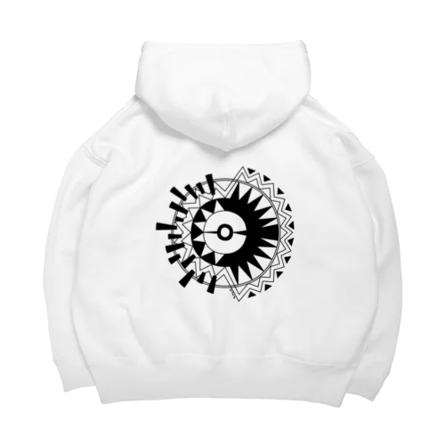 ソニカ_輝く鳥の文様 Big Hoodie