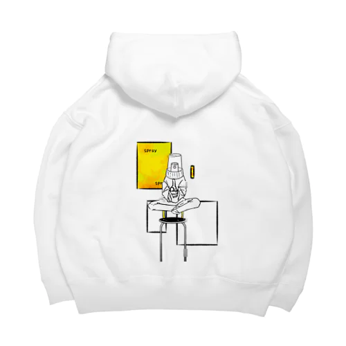 spray mosaic Big Hoodie