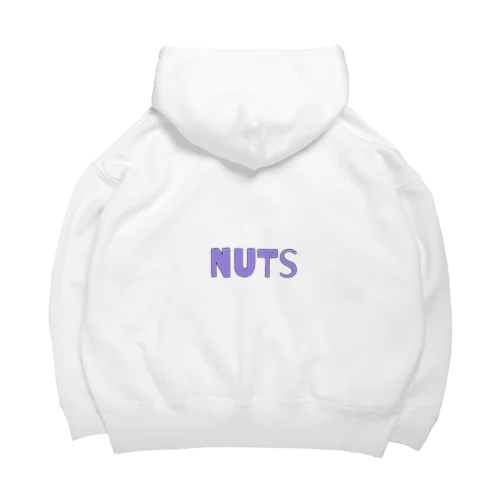 nuts 紫 루즈핏 후디