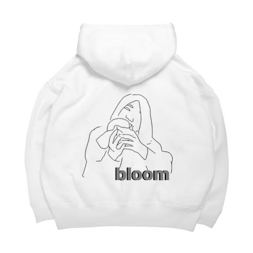 ハンバーガーを頬張る君 Big Hoodie