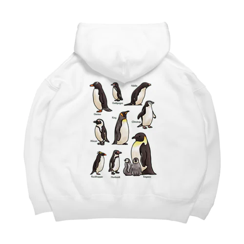 ペンギンだらけ Big Hoodie