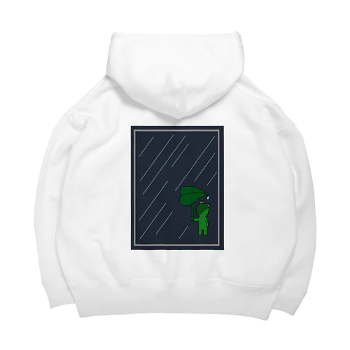 雨の日の蛙 Big Hoodie