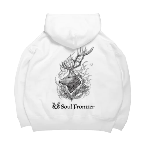 Soul Frontire logo ビッグシルエットパーカー