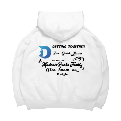 Dstyle  バックプリントパーカー Big Hoodie