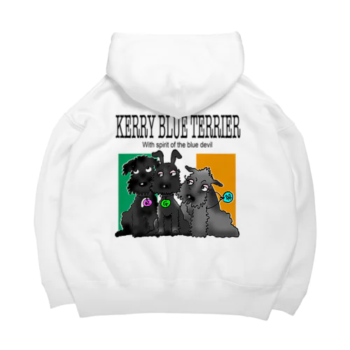 ブルーデビル犬 Big Hoodie