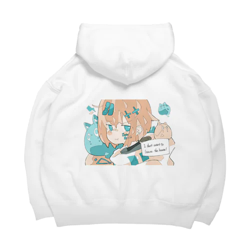 「引きこもりちゃん」 Big Hoodie