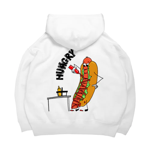 お腹がすいたホットドッグくん Big Hoodie