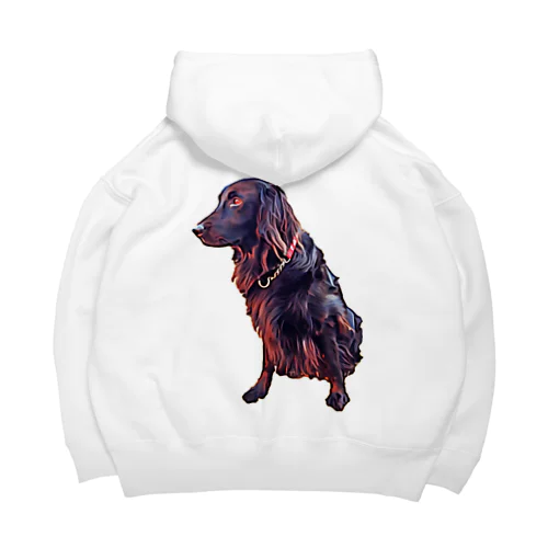 flatcoated retriever Big Hoodie