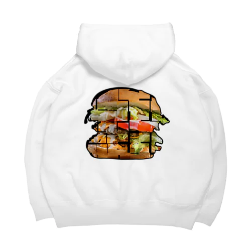 ハンバーガー３ Big Hoodie