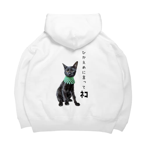 ひかえめに言ってねこ Big Hoodie