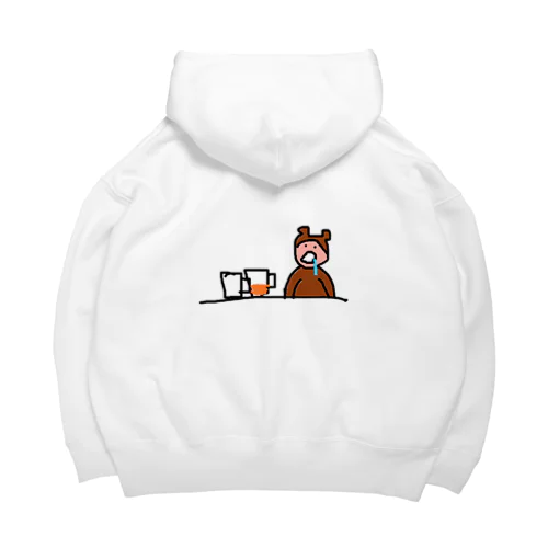 ビール2杯で潰れたゴ○リ Big Hoodie