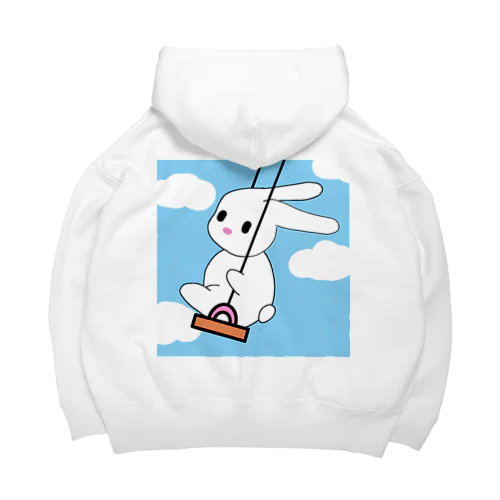 ぶらんこ  ウサたん Big Hoodie