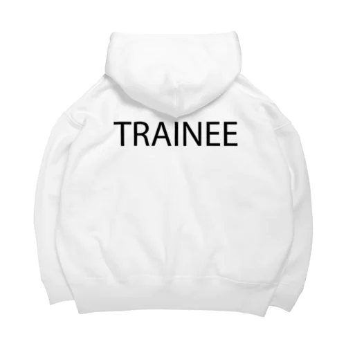 TRAINEE letter BK ビッグシルエットパーカー