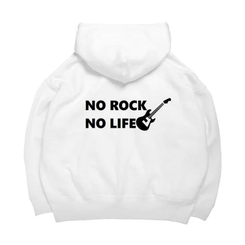 NO ROCK NO LIFE ビッグシルエットパーカー