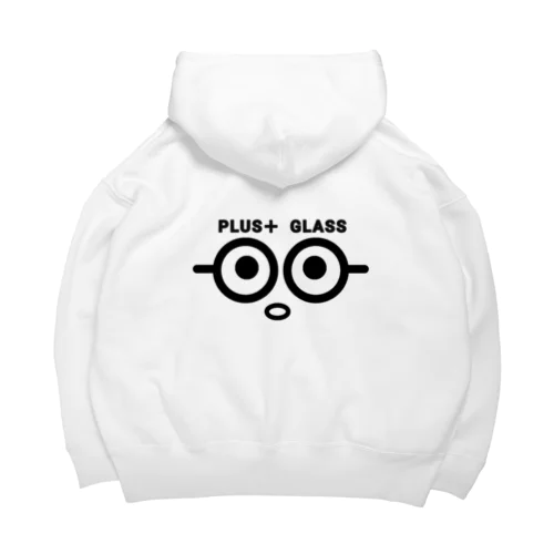 PLUS＋GLASS ビッグシルエットパーカー