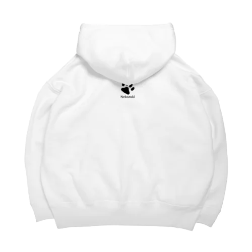 シンプル 私は猫好き ーNekozukiー（黒） Big Hoodie