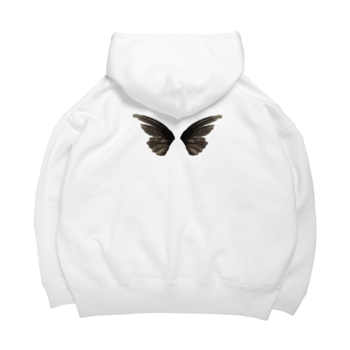 ハロウィン🎃Halloween🎃Keep Calm and Goth On『Raven Crow 闇のサーカス団』🦇ゴシック 鴉 黒い翼 Big Hoodie
