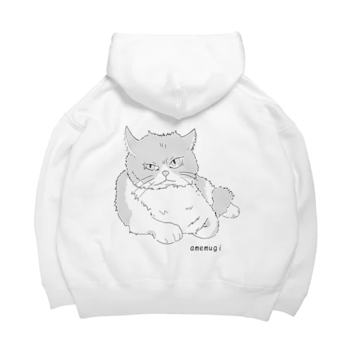 （背面）めちゃくちゃ強そうに見えるネコ。 Big Hoodie