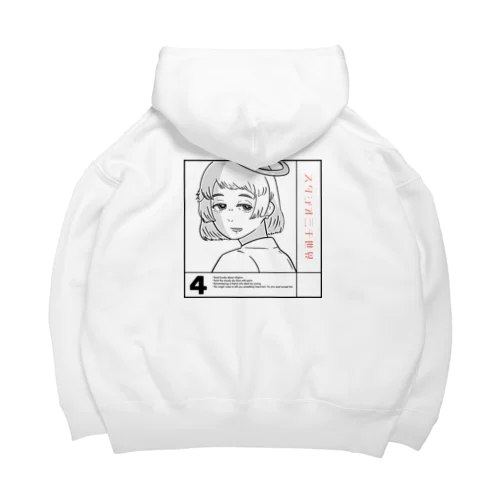 4 : angel Big Hoodie