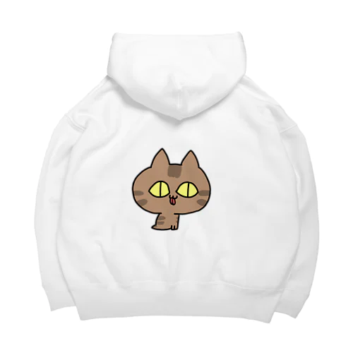 表情豊かなネコちゃん Big Hoodie