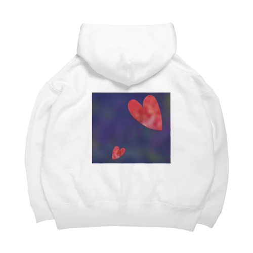 ワンポイントハート Big Hoodie