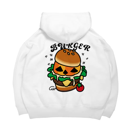 バックプリント　バーガー Big Hoodie