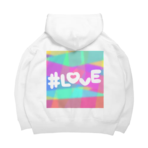 #LOVE(背景あり) Big Hoodie