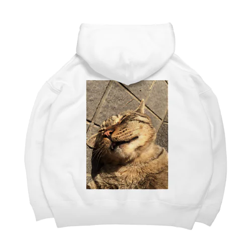 猫（無防備） Big Hoodie