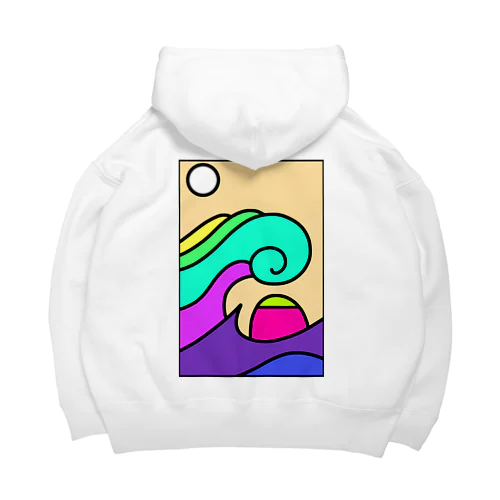 Fugaku36K inspired by Hokusai Katsushika Big Hoodie