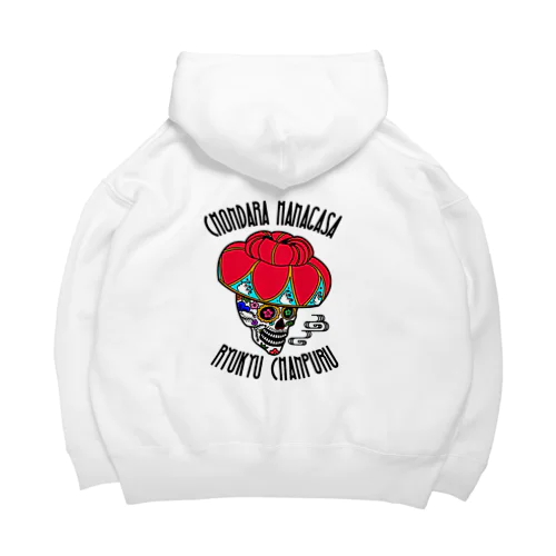 スカルチョンダラービッグシルエットパーカー Big Hoodie