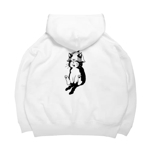 サウナ中にゃー Big Hoodie