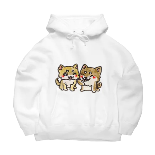 なかよし柴犬くん Big Hoodie