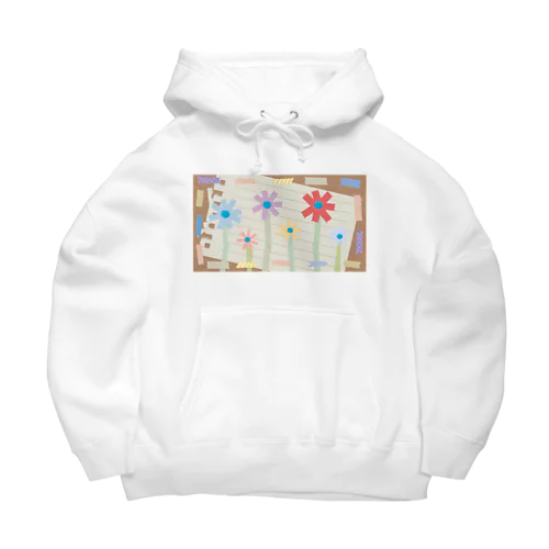 マスキングテープのお花畑 Big Hoodie