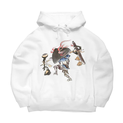 百鬼夜行絵巻 鍋坊主【絵巻物・妖怪・かわいい】 Big Hoodie