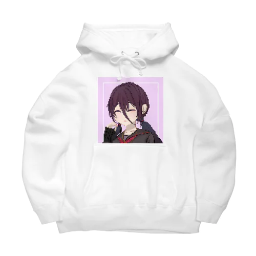 ピクセルアートの女の子 Big Hoodie