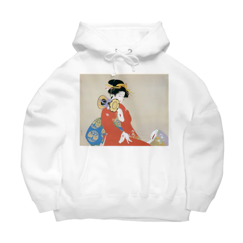 Ukiyoe  浮世絵　上村松園・鼓の音 Big Hoodie