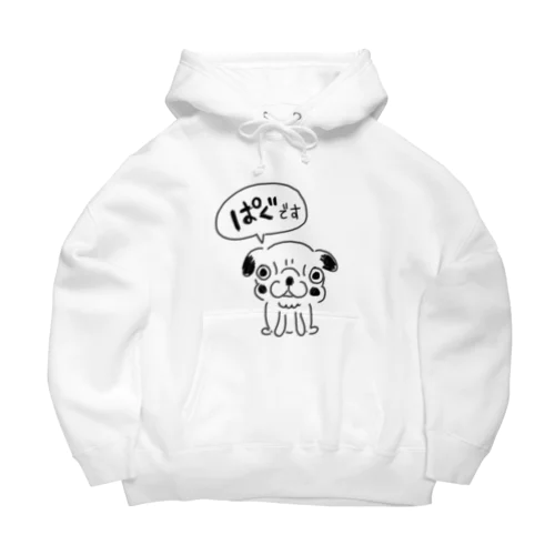 パグです（男の子） Big Hoodie