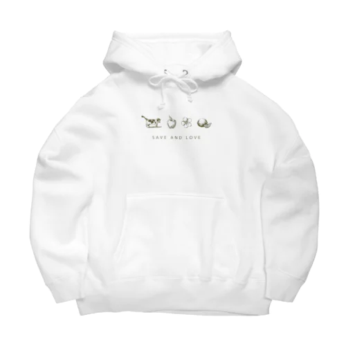 SAVE AND LOVE Big Hoodie