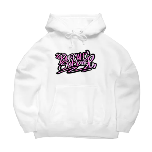 BUFFALO SOLDIER GRAFFITI PINK Big Hoodie