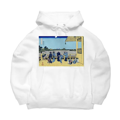 葛飾北斎_冨嶽三十六景　五百らかん寺さゞゐどう Big Hoodie