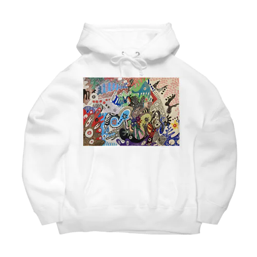 見てみてここにたくさんいるんだ Big Hoodie