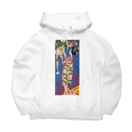 竹久夢二_＜星合＞婦人グラフ挿絵 Big Hoodie