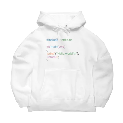 C言語 HelloWorld Big Hoodie