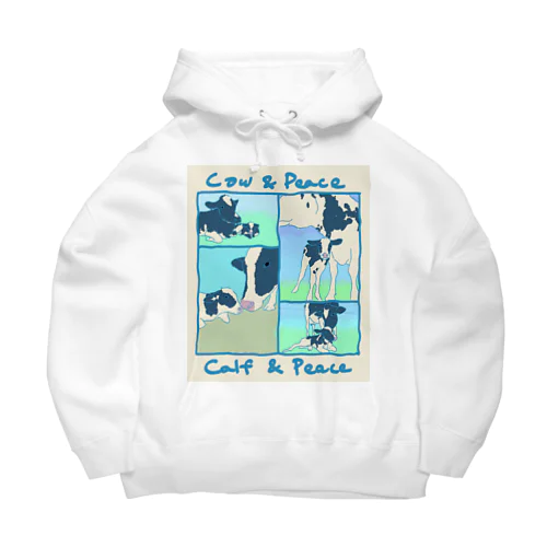 Cow&Peace Calf&Peace 루즈핏 후디